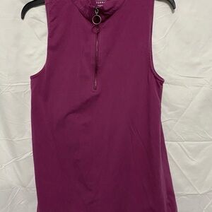 Torrid Women's Magenta Zip-Front Tank Top